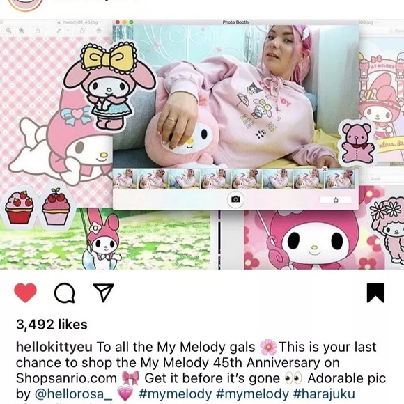 Hello Kitty Sanrio Europe Special Edition 45 Anniversary Melody Kuromi Harajuku - Picture 10 of 10